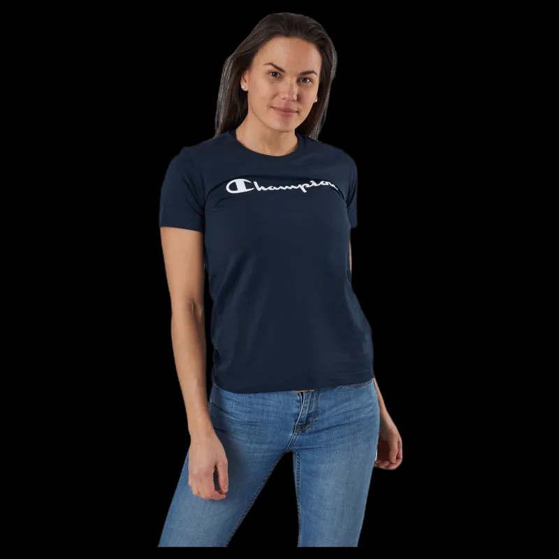 Online Champion Crewneck T-Shirt Blue Blå