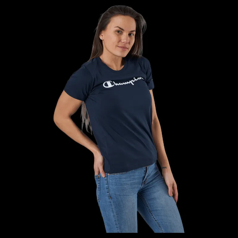 Online Champion Crewneck T-Shirt Blue Blå