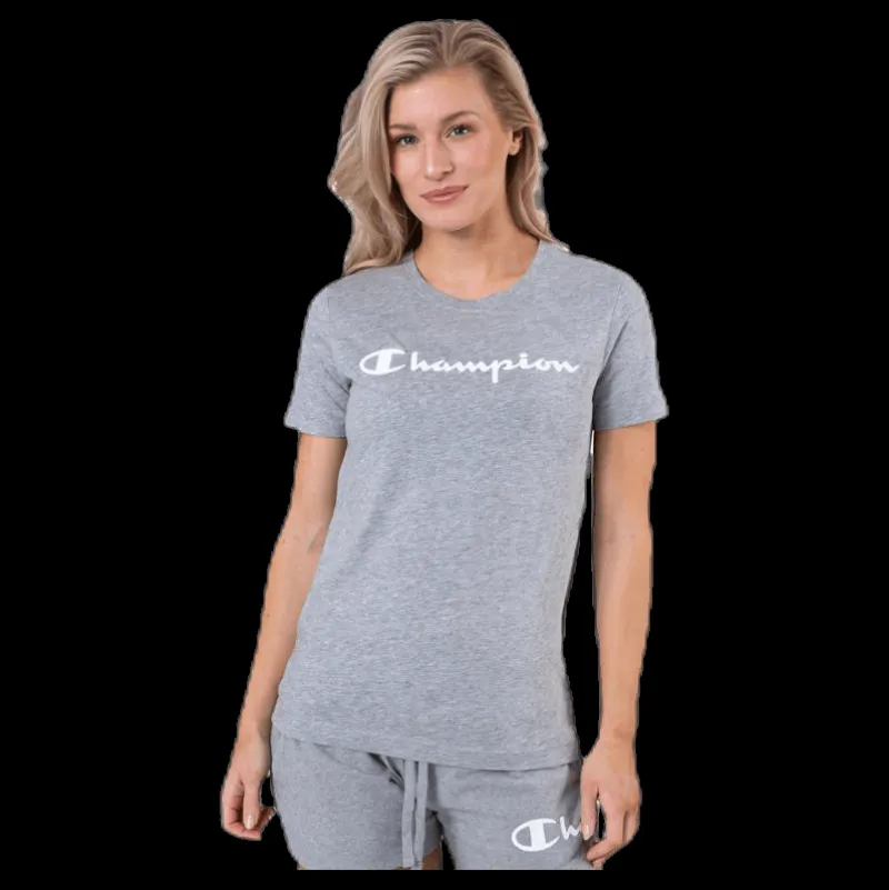 Hot Champion Crewneck T-Shirt Grey Grå