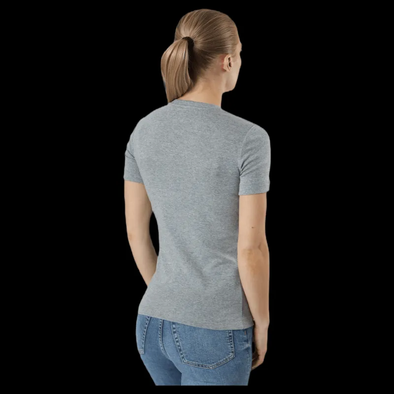 Champion Crewneck T-Shirt Grey Grå New