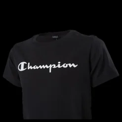New Champion Crewneck T-Shirt Junior Black Svart