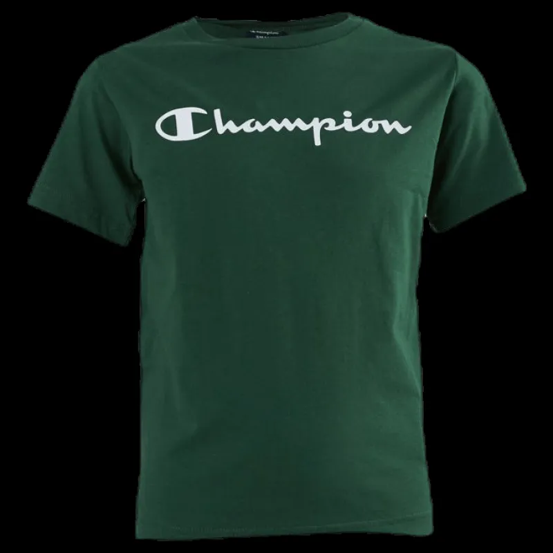 Champion Crewneck T-Shirt Junior Green Grön