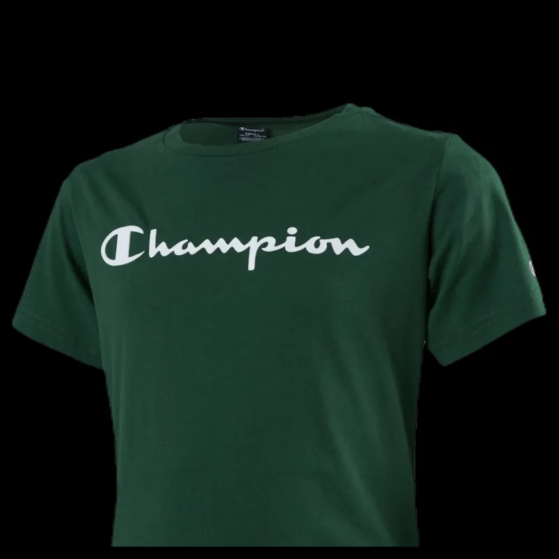 Champion Crewneck T-Shirt Junior Green Grön