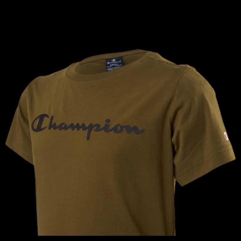 Champion Crewneck T-Shirt Junior Green Grön