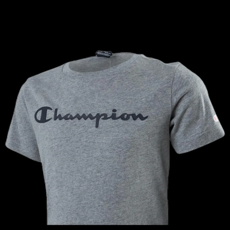 Champion Crewneck T-Shirt Junior Grey Grå Best