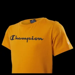 Champion Crewneck T-Shirt Junior Yellow Gul Sale