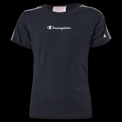 Champion Crewneck T-shirt Kk001 Svart Hot