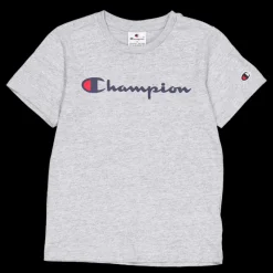 Champion Crewneck T-shirt New Oxford Grey Melange Grå