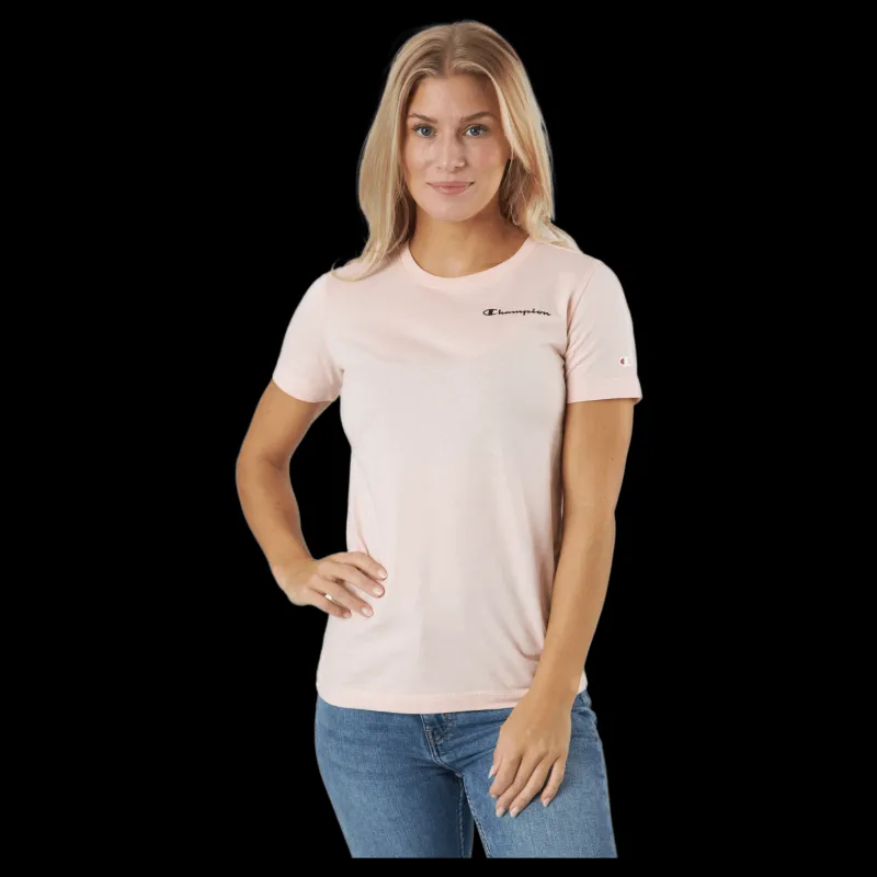 Champion Crewneck T-shirt Peachy Keen Rosa