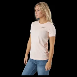 Champion Crewneck T-shirt Peachy Keen Rosa