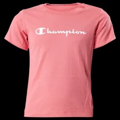 Champion Crewneck T-shirt Ps171 Rosa Online