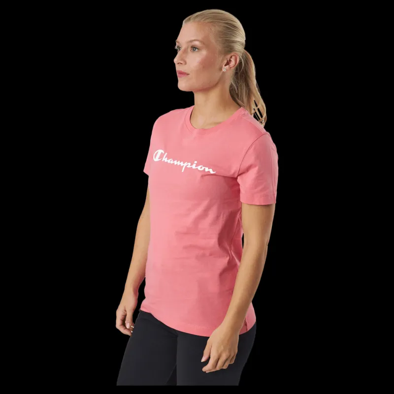 Best Champion Crewneck T-shirt Ps171 Rosa