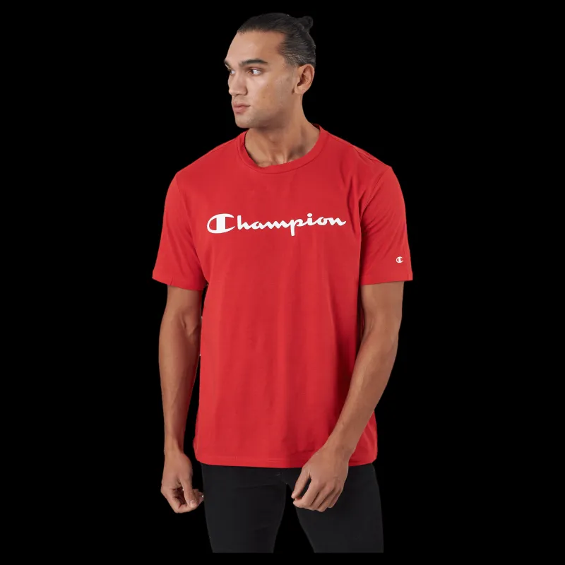Hot Champion Crewneck T-shirt Rs062 Röd
