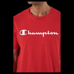 Hot Champion Crewneck T-shirt Rs062 Röd
