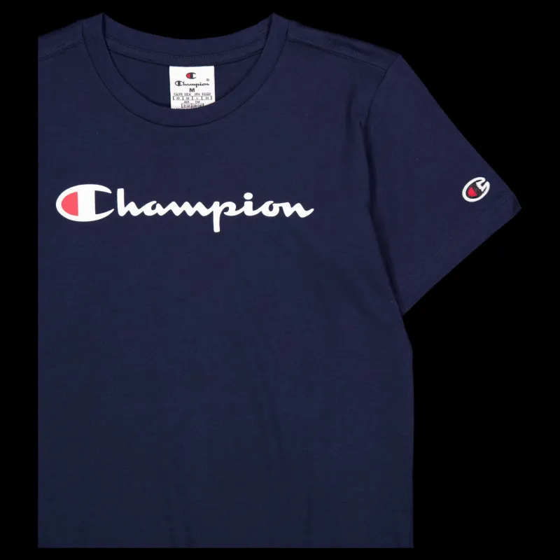 Online Champion Crewneck T-shirt Sky Captain Blå