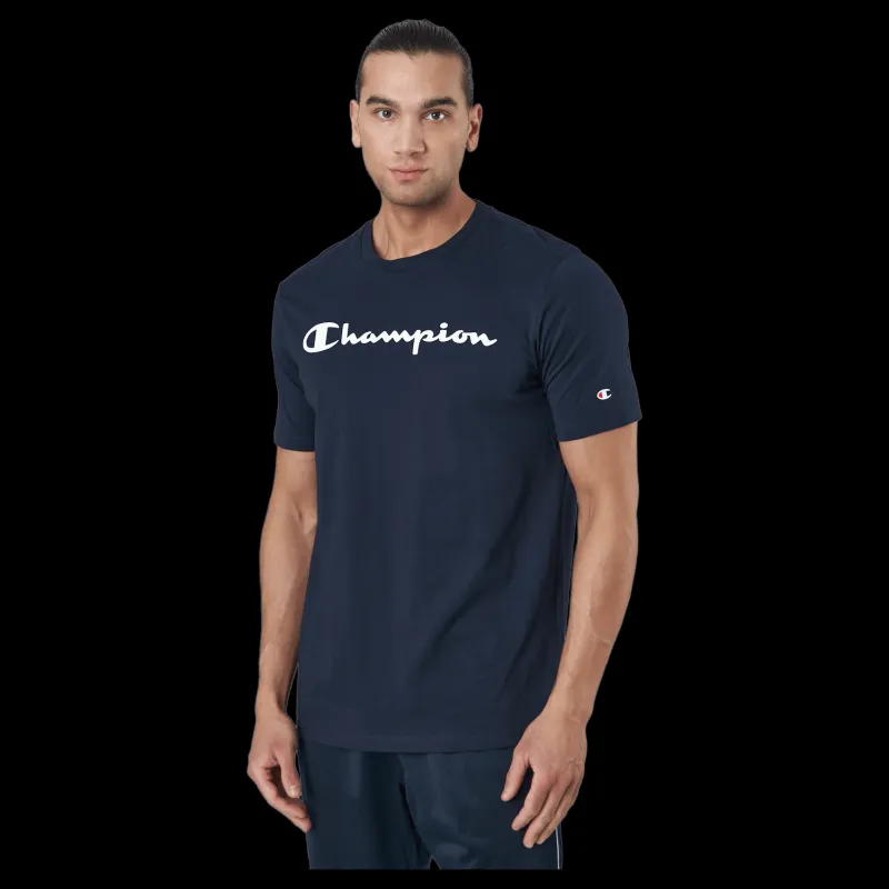 Hot Champion Crewneck T-shirt Sky Captain Blå