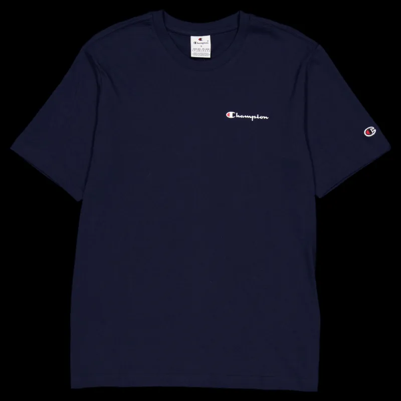 Champion Crewneck T-shirt Sky Captain Blå Best