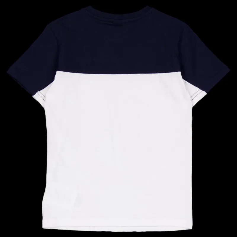 Champion Crewneck T-shirt White Flerfärgad Sale