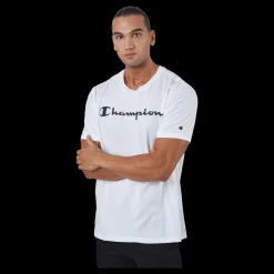 Outlet Champion Crewneck T-shirt Ww001 Vit
