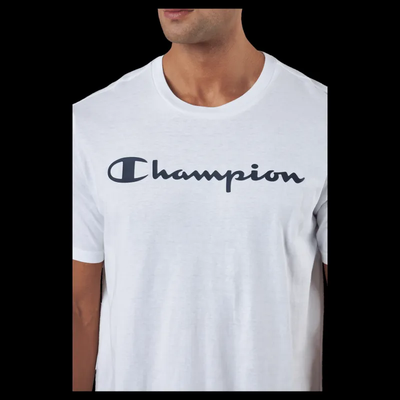 Outlet Champion Crewneck T-shirt Ww001 Vit