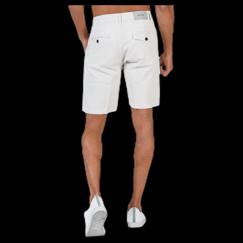 New Elvine Crimson Shorts White Vit