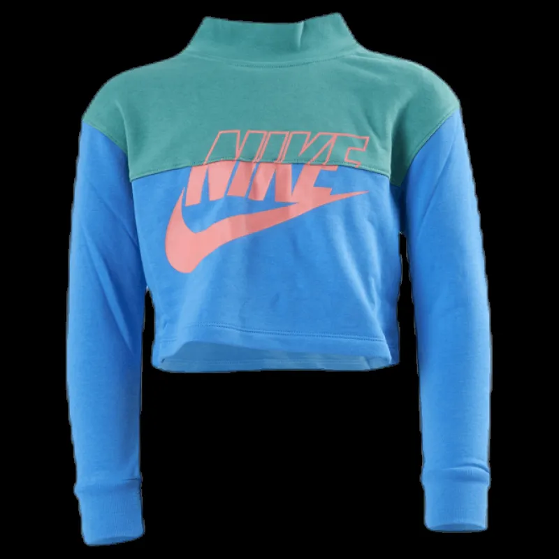 Hot Nike Crop Crew Jr Blue/Orange/Green Blå