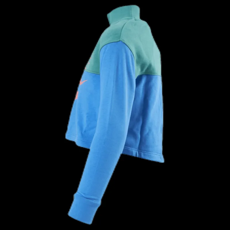 Hot Nike Crop Crew Jr Blue/Orange/Green Blå