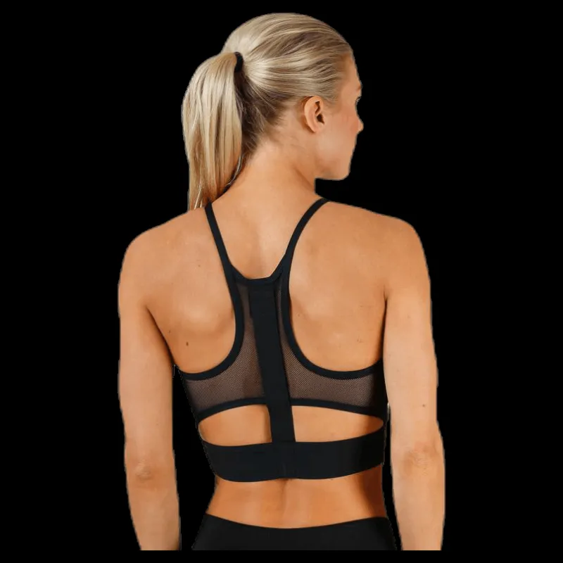 Nike Crop Tank Surf Black Svart