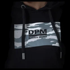Clearance Björn Borg Cropped Dpm Hood Black Svart