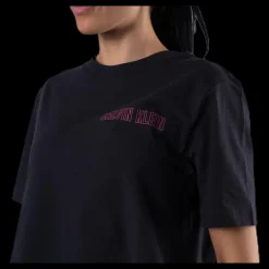 Clearance Calvin Klein Cropped Short Sleeve T-Shirt Black Svart