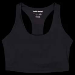 DKNY Sport Cropped Tank Black Svart Clearance