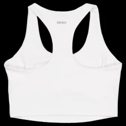 Discount DKNY Sport Cropped Tank White Vit