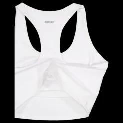 Discount DKNY Sport Cropped Tank White Vit