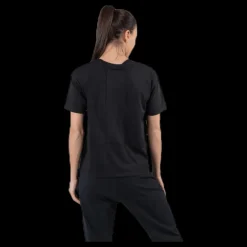 Newline Cropped Tee Black Svart Discount