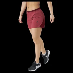 Best Salomon Cross 5'' Short W Earth Red/cabernet Röd