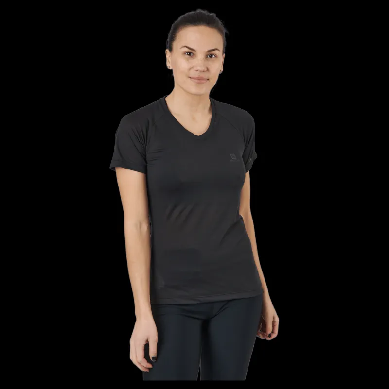 Best Salomon Cross Rebel Ss Tee W Black Svart