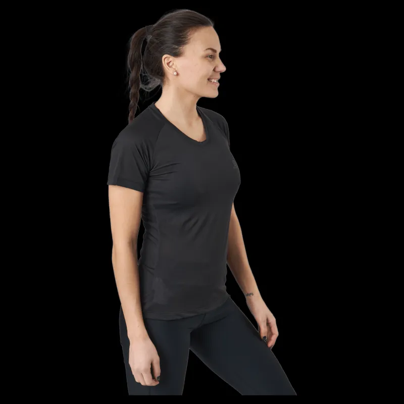 Best Salomon Cross Rebel Ss Tee W Black Svart