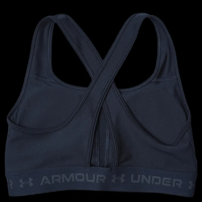 Online Under Armour Crossback Mid Bra Black Svart