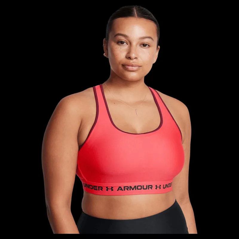 Under Armour Crossback Mid Bra Racer Red Röd Sale