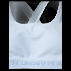 Under Armour Crossback Mid Bra White Vit Outlet