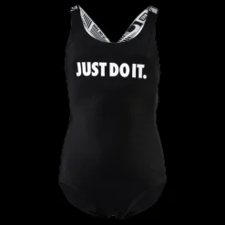 Nike Swim Crossback One Piece Junior Black Svart Discount