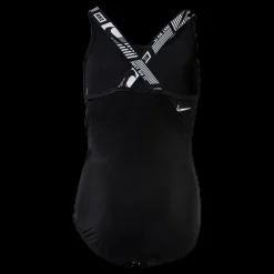 Nike Swim Crossback One Piece Junior Black Svart Discount