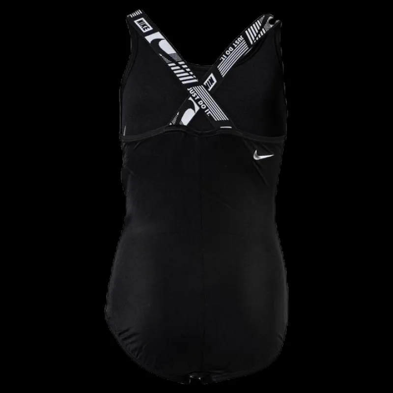 Nike Swim Crossback One Piece Junior Black Svart Discount