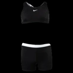 Nike Swim Crossback Sport Bikini Junior Black Svart New