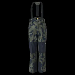 Sale ColourWear Cube Bib Pant Jr Camo Dark Khaki Flerfärgad