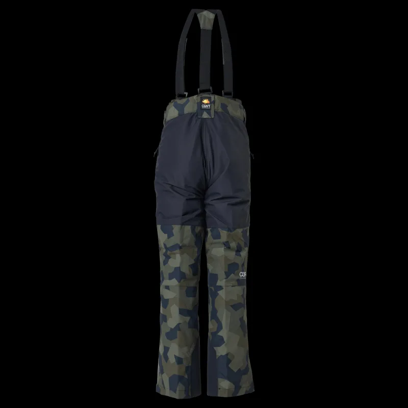 Sale ColourWear Cube Bib Pant Jr Camo Dark Khaki Flerfärgad
