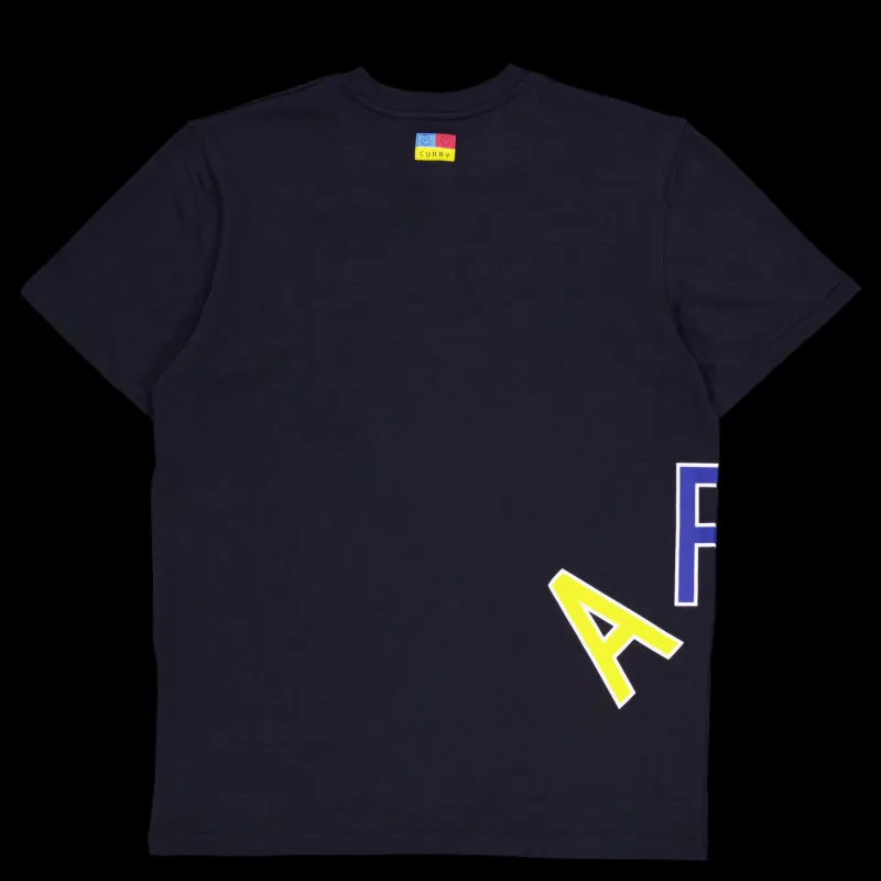 Under Armour Curry Arc Hw Tee Black Svart Outlet