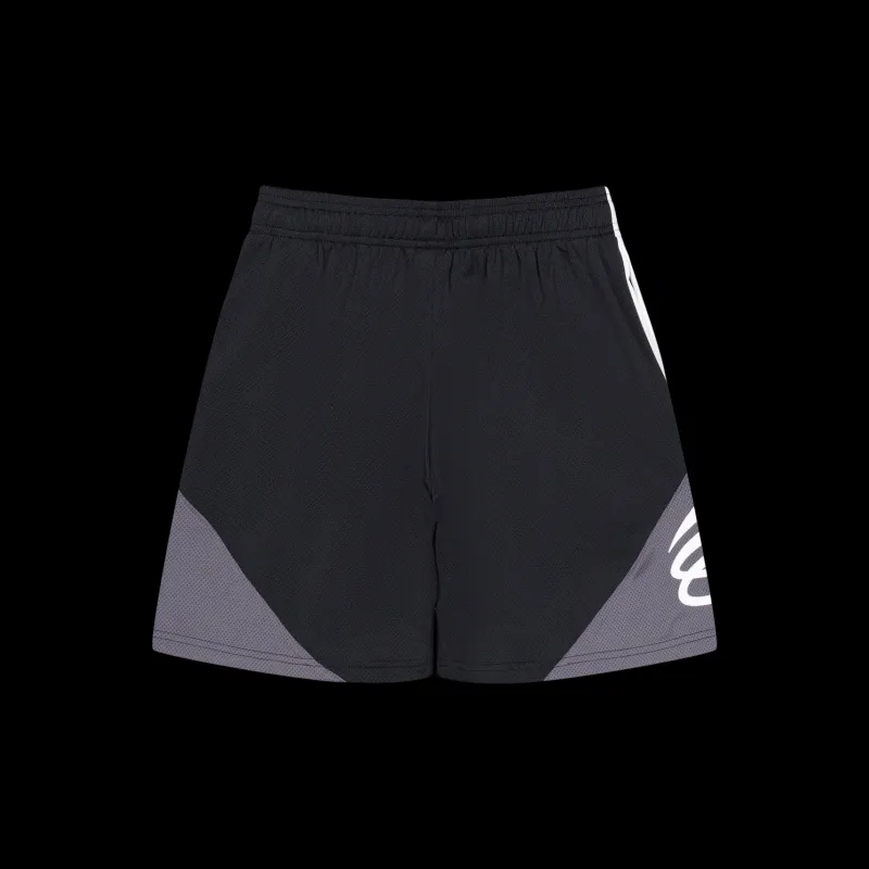 Sale Under Armour Curry Boys Splash Short Black Svart