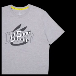Sale Under Armour Curry Champ Mindset Tee Steel Grå