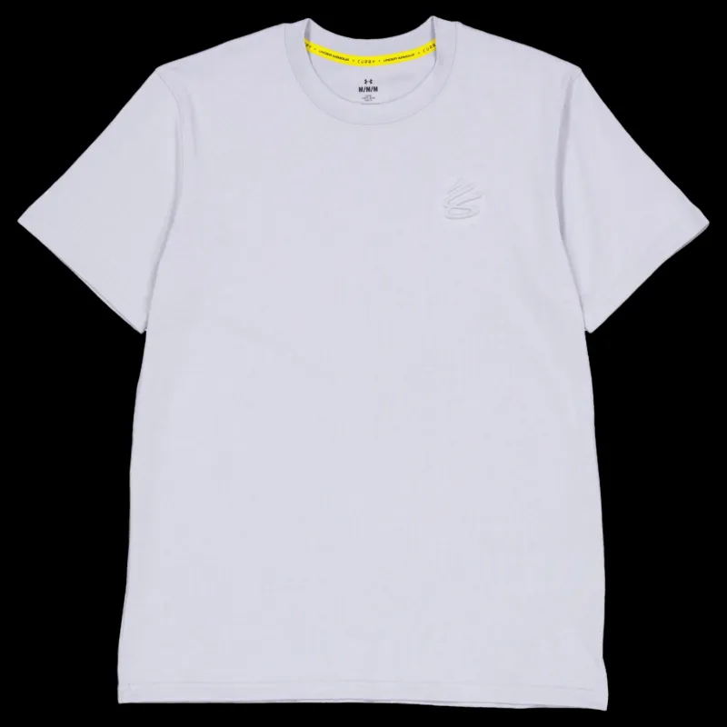 Discount Under Armour Curry Emboss Hw Tee Grey Grå